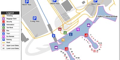 Карта аэрапорта DME