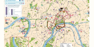 Масква аўтобусны карце