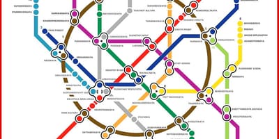 Карта метро ў Москау